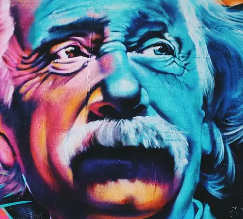 Einstein street art