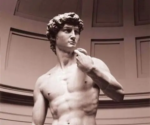 David, a masterpiece of Renaissance sculpture, created by the Italian artist Michelangelo. Photo by WSA