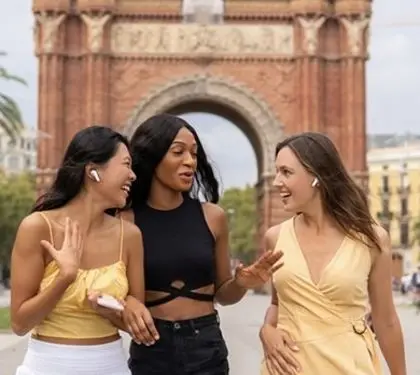 conversing in different languages using timekettle