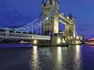The Tower Bridge in London, England in United Kingdom