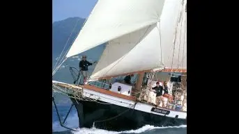 Ocean Star underway in the British Virgin Islands