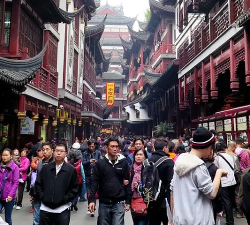 Downtown Shanghai, China