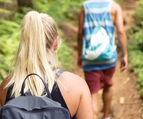 People hiking