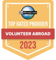 Top Rated Provider 2023 - Volunteer Abroad