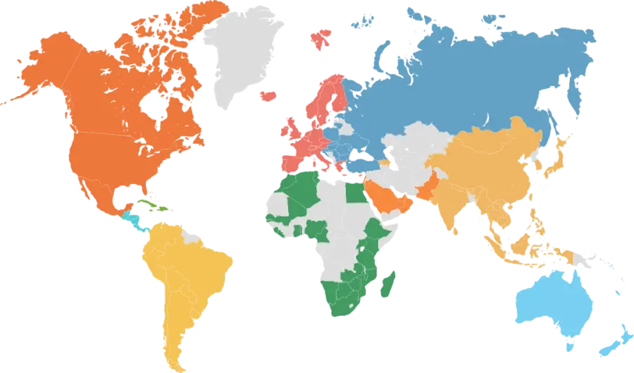 world map